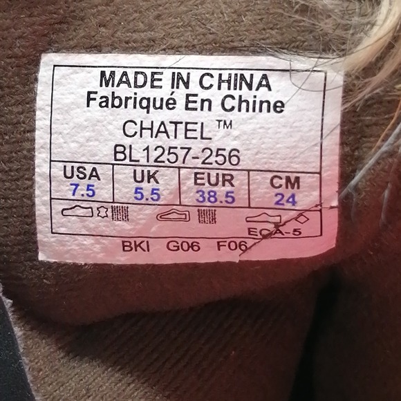 Columbia Boots Womens Snow Boot Chatel Brown Suede‎ Side Zip Faux Fur 7.5 - Picture 12 of 13